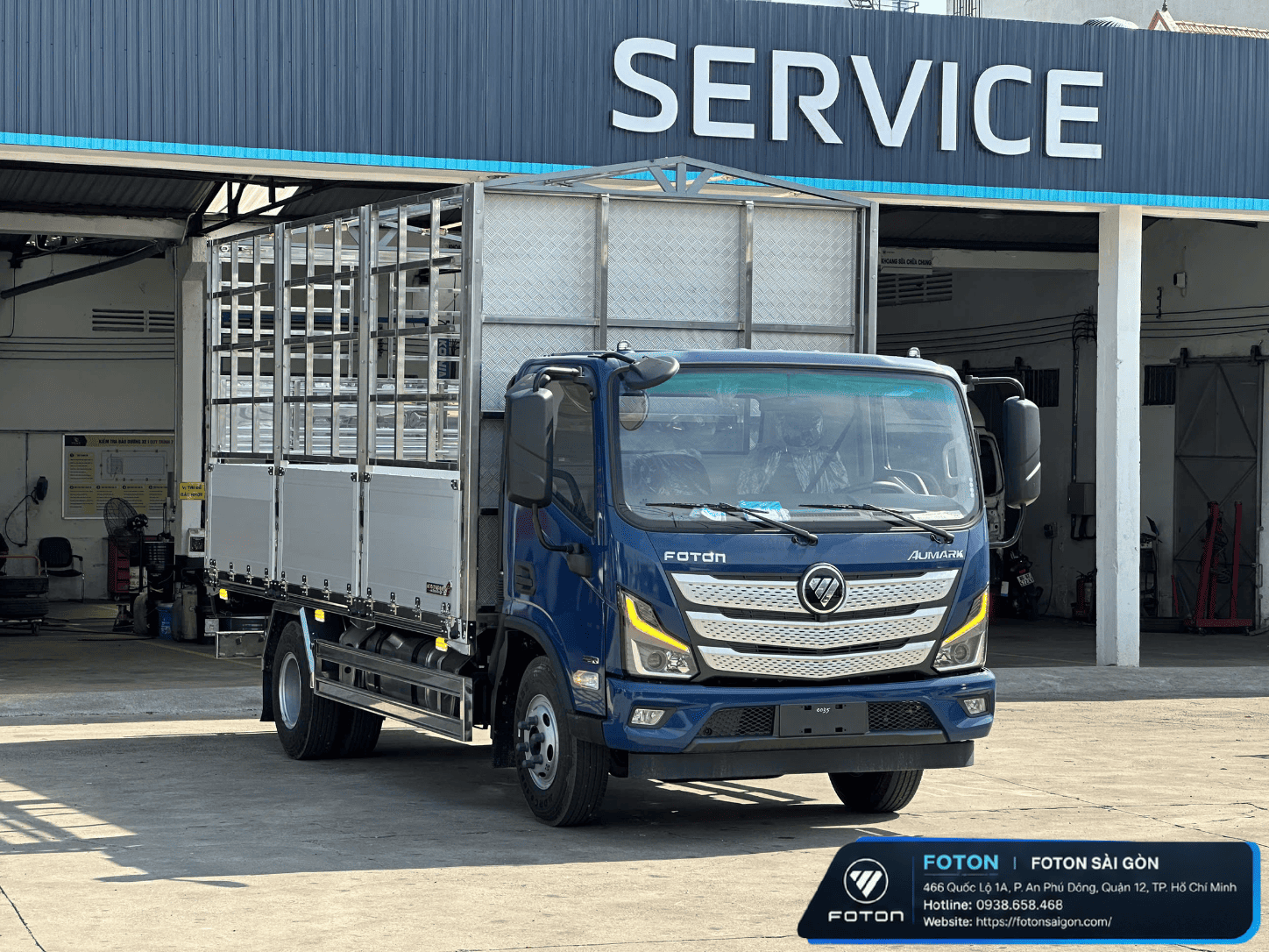Aumark S70 7 Tấn Thùng Mui Bạt Nhôm